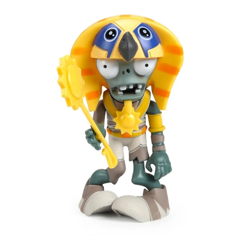 PLANTS VS ZOMBIES Verrückter Dave Spiel Actionfigur Straßensperre Eimer Totengräber Zombie Modell Puppe Kinderspielzeug Kindergeschenke
