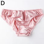 Damen 100% Maulbeerseide seidiger Slip Mode Spitze Brief Große Größe Bequeme Atmungsaktive Einfarbige Dessous Nahtlose Unterwäsche
