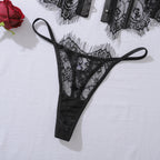 Ellolace Palace Damen Dessous Sets Weidenkorsett String 2-teiliges Set Sexy Heiß Trägerlos Spitze Ausgefallener tiefer V-Ausschnitt Damen Unterwäsche