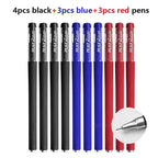 Gelstifte Set 0,5 mm Schwarz Blau Rot Nachfüllung Gelstift Rundspitze Schul- & Bürobedarf Schreibwaren Kawaii Zubehör Schreibwaren