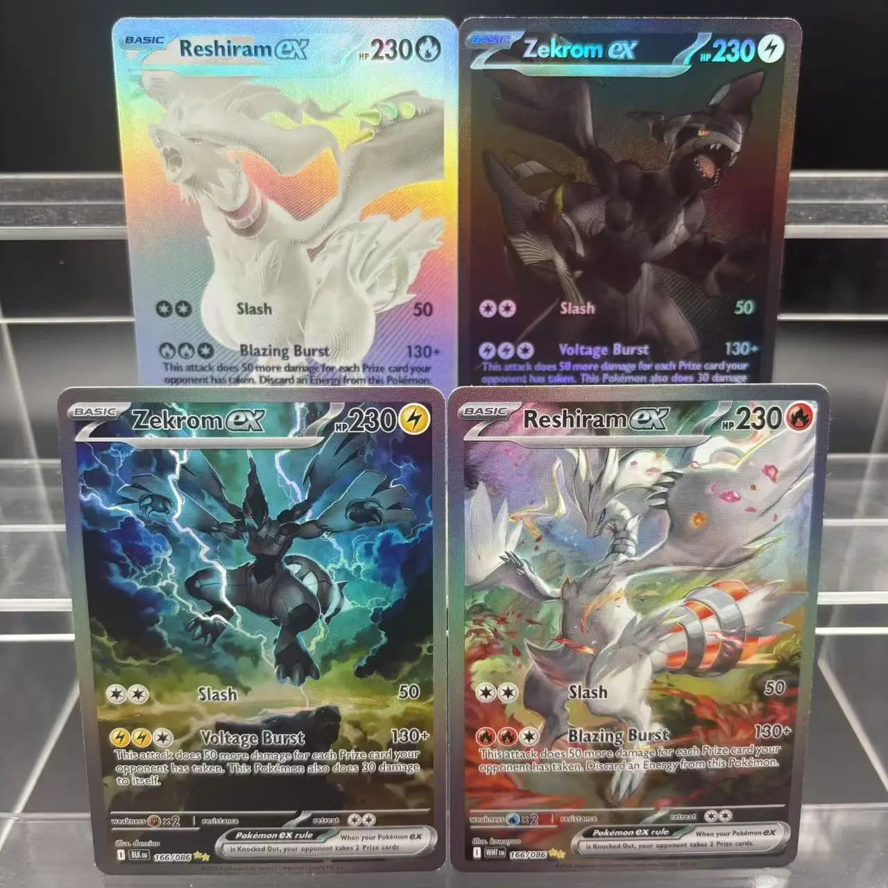 DIY PTCG Sammelkarten Zekrom Reshiram ex Victini Seismitoad Selbstgemachte Einzelkarte Klassisches Spiel Anime Karte Geschenk Spielzeug