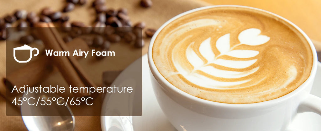BioloMix 5-in-1 smarter Milchaufschäumer mit LED-Touch-Display, stilvoller Schaum für Kaffee & Lattes, Heiß- und Kaltschaumbereiter