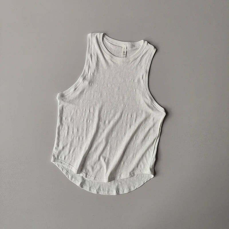 Neue ärmellose Pilates-Sportbluse für Damen, sommerliche, dünne Weste, Fitness, schnelltrocknende, ärmellose Yoga-Shirts, Oberteil, lockerer Anzug