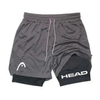 Anime Berserk Herren-Laufshorts Fitnessstudio Training 2-in-1 Sport Schnelltrocknend Workout Jogging Doppelschicht Sommer