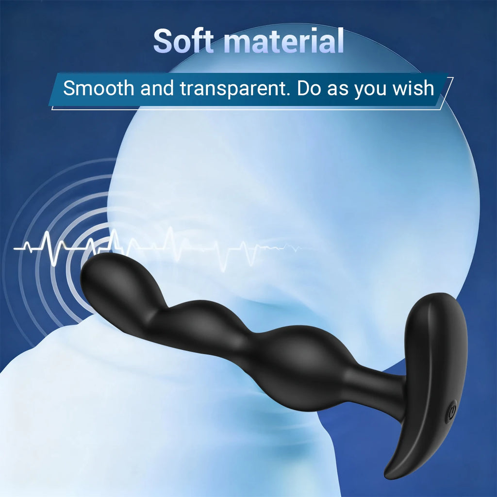 APP Bluetooth Analdildo Vibrator für Herren Prostata-Massagegerät Drahtloser Remote Buttplug Vibrierendes Sexspielzeug für Erwachsene für Frauen, Männer, Homosexuelle