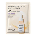 20 Stück BIOAQUA Centella Collagen Gesichtsmaske VC Feuchtigkeitsspendende Erfrischende Tuchmasken Hyaluronsäure Gesichtsmaske Hautpflegeprodukte