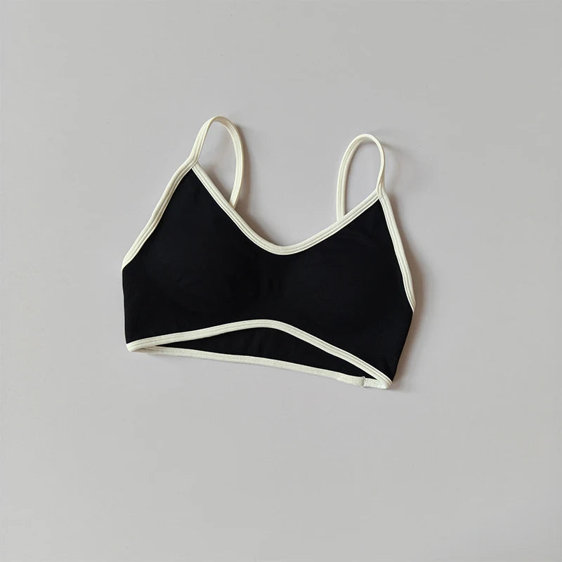 2-TEILIGER Yoga-Anzug Nahtlos mit Brustpolster Enge Sport-BHs und High-Waist-Shorts zum Draußen Tragen, Laufen, Training, Fitness, Yoga-Set
