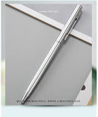 20-200 Stifte Neu Schlanke Metall-Kugelschreiber Roségold Benutzerdefiniertes Logo Werbung Schriftzug Gravierter Name Schul-Bürobedarf Geschenke