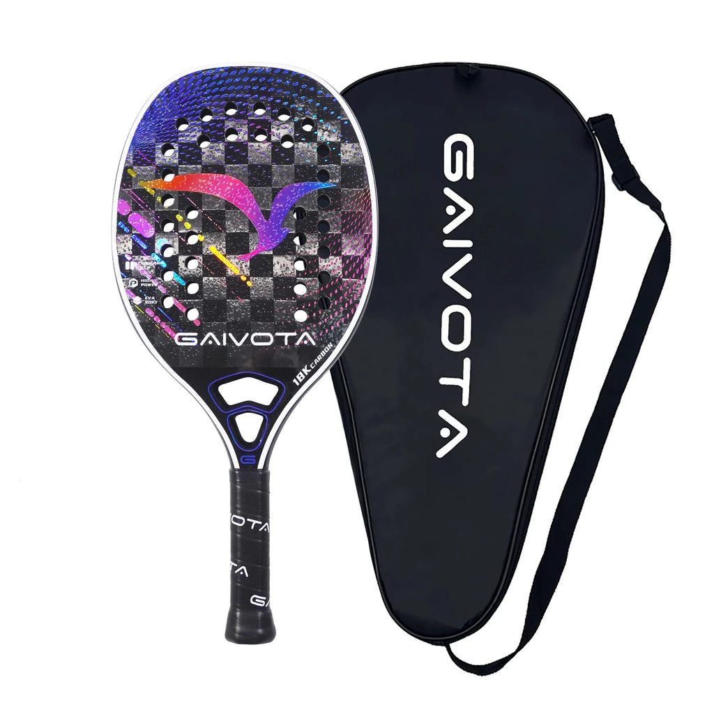 GAIVOTA 2025 300g leichtes Beach-Tennisschläger aus 18K Carbonfaser, geeignet für fortgeschrittene Anfänger und Profis
