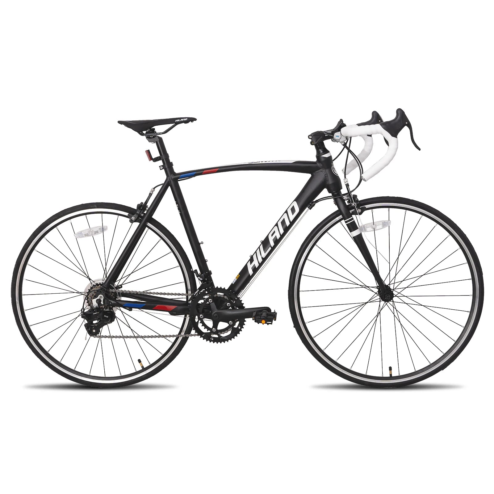 Hiland 700c Rennrad, 14 Gänge, leichter Aluminiumrahmen, Rennrad, City-Commuter-Rennrad für Damen und Herren