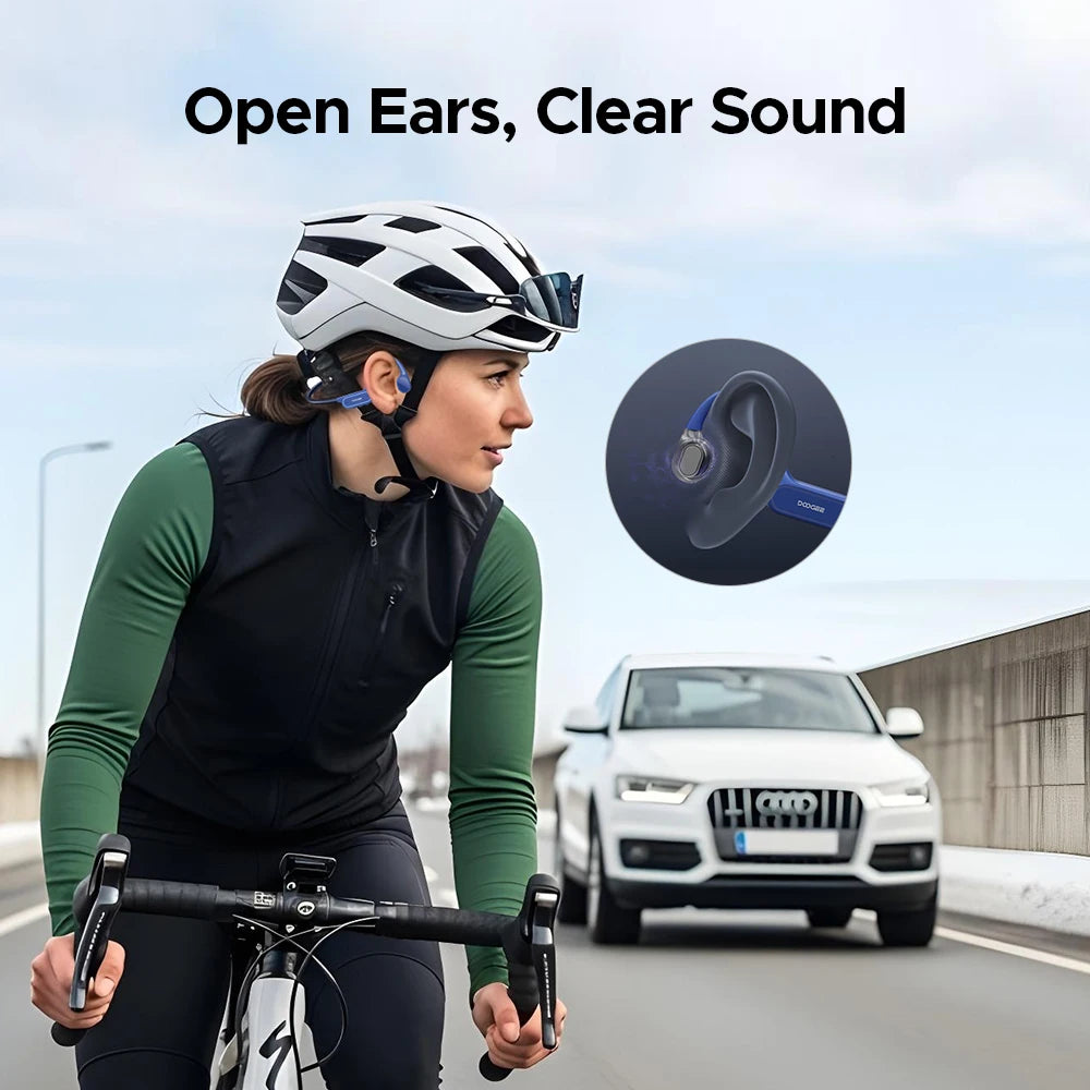 DOOGEE BoneBeat Swim Lite Knochenschall-Sportkopfhörer Bluetooth 5.4 Drahtloser Ohrhörer Wasserdichtes Headset zum Schwimmen