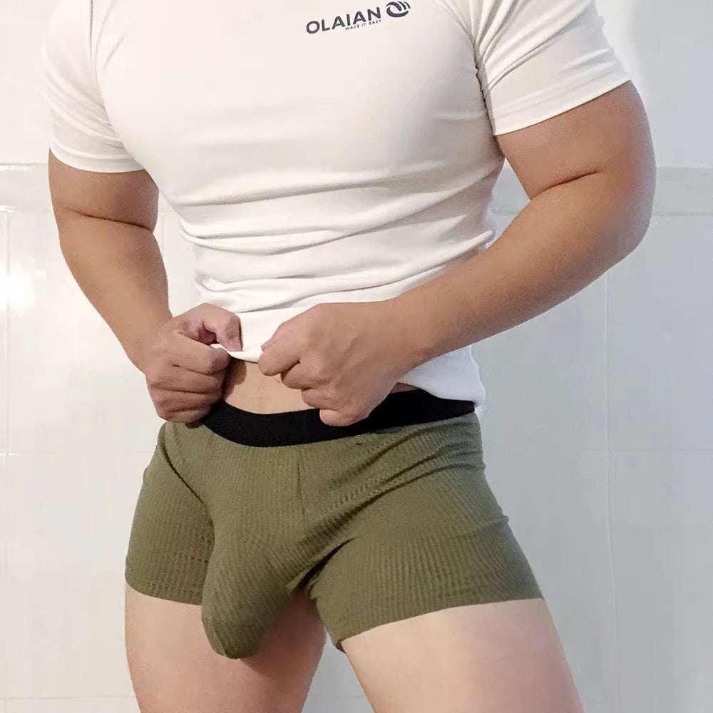 GTOPX MAN Baumwoll-Boxershorts mit Balltasche, Unterwäsche, große Taschen, sexy Unterhosen für Erwachsene Hauptbild