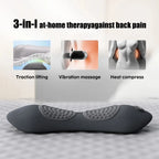 NEUES 3-in-1 Rückenmassagegerät mit Entspannungsliege Shiatsu Tiefengewebe Tragbares Schulter-Lendenwirbel-Schmerzmittel Taillenmassagegerät