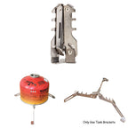 Halter für Gaskartuschen, klappbar, für Campingkocher, Flaschenhalter, Gaskartuschen-Stativ, Outdoor-Picknick-Werkzeug
