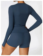 NCLAGEN Yoga-Shirts für Damen, Langarm, Winter, Fitness, Laufen, Gym-Kleidung, Workout, Dry Fit, atmungsaktiv, hochelastisches Sport-Oberteil