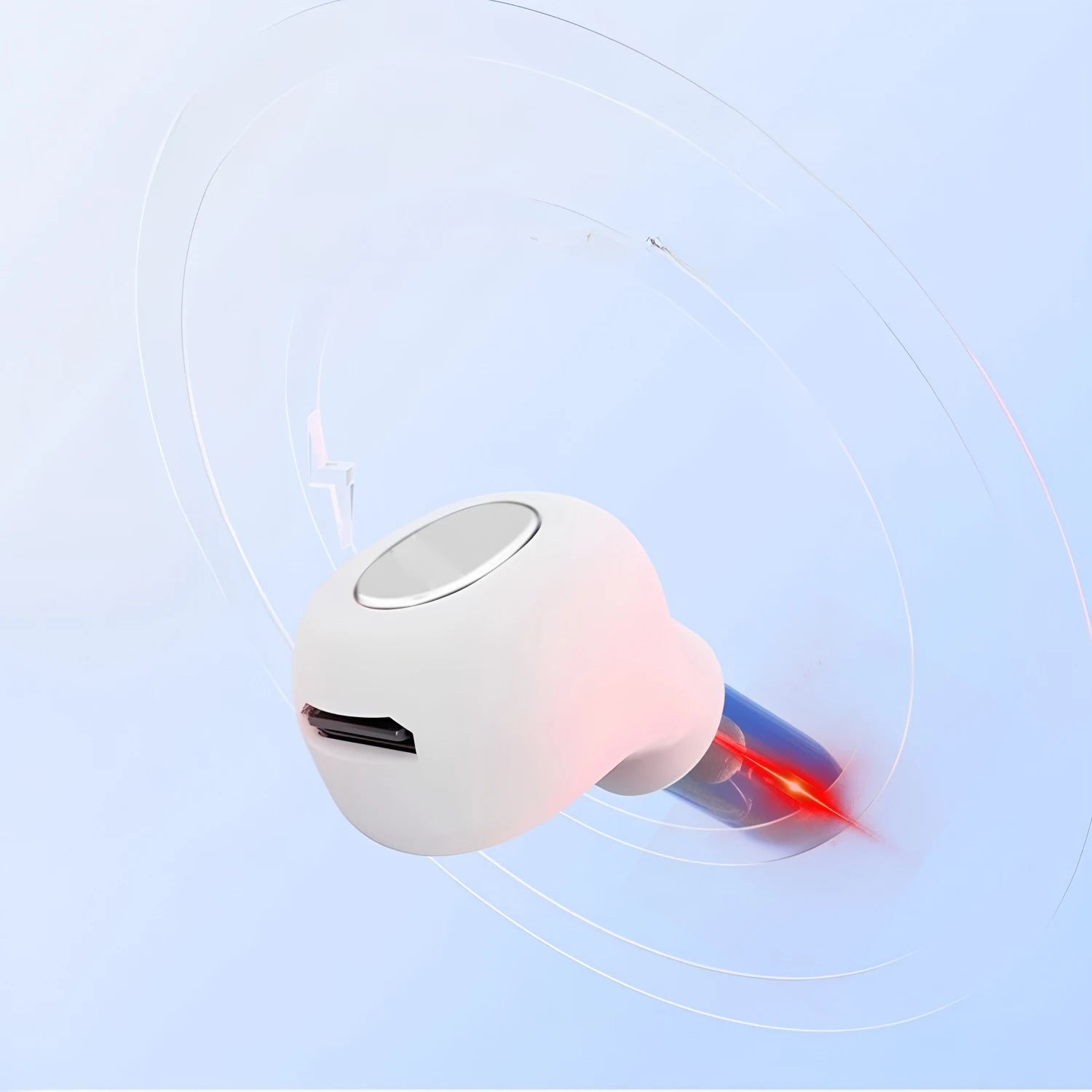 1 Stück schmerzfreies 650nm Rotlicht-Otologie-Lasertherapiegerät – Ohrenpflegeinstrument bei Tinnitus, Mittelohrentzündung & Taubheit