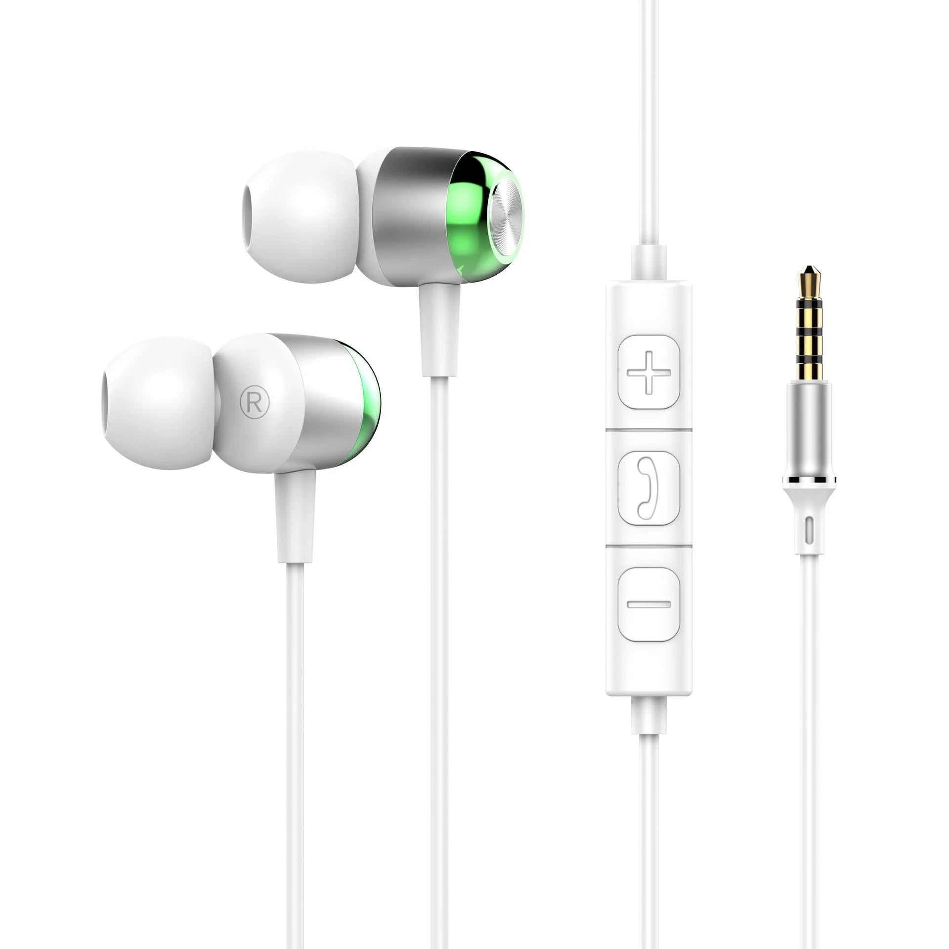 EARDECO TypeC/3.5mm Kabelgebundene Kopfhörer mit Mikrofon Lautstärkeregler Musik-Headset mit Bass Handy-Ohrhörer für Samsung Huawei Xiaomi