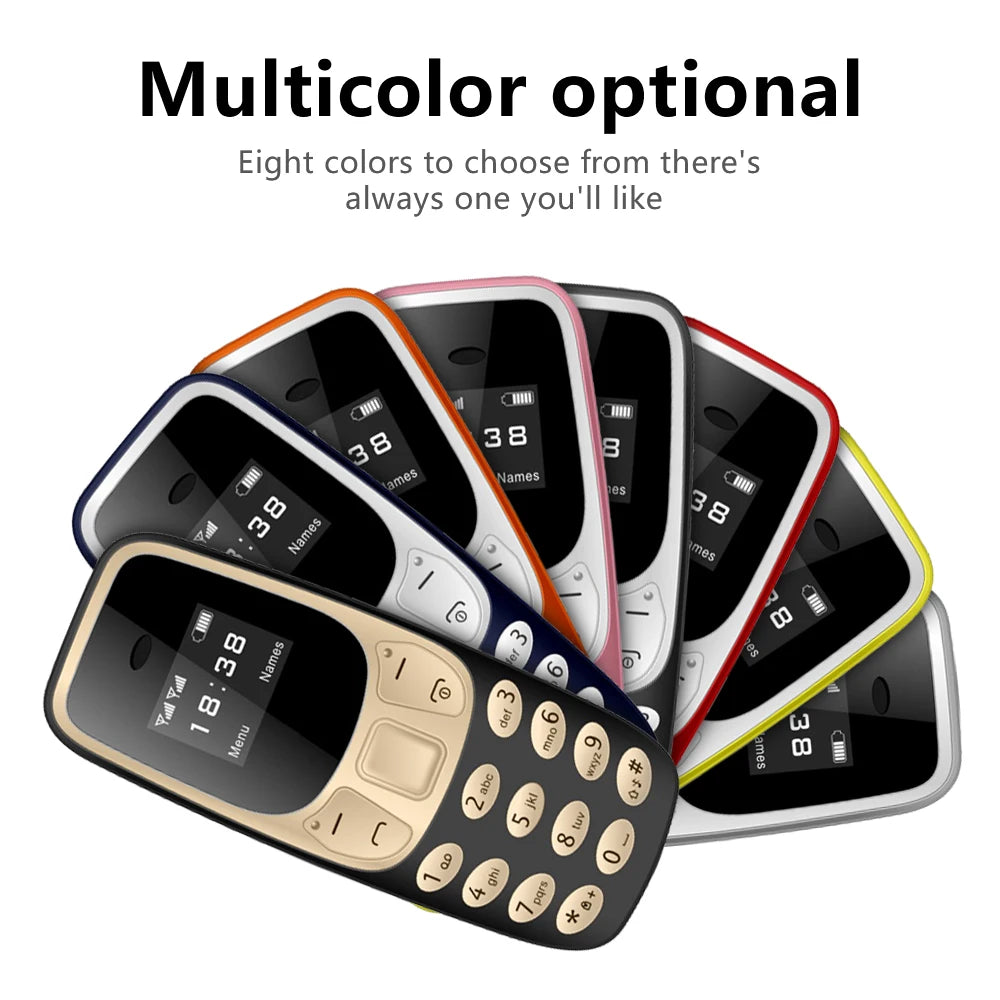 SERVO BM10 Mini-Handy 2 SIM-Karten Bluetooth-Kopfhörer Stimmwandler Dialer Geringe Strahlung Tonaufnahme Kleines Mobiltelefon