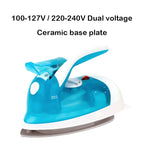 100-240V Mini-Bügeleisen Handheld-Dampfbügler Keramiksohle Nass-Trocken-Dual-Use Kleidung Stoffbügeleisen tragbar für Reisen
