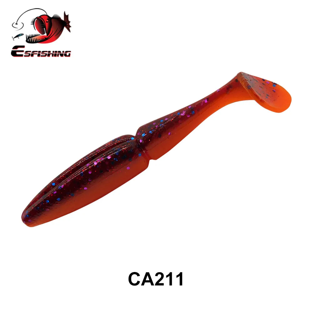 ESFISHING Angelköder Easy Shiner 100mm125mm155mm 200mm pesca isca artificial Silikonköder Leurre Souple Hecht Barsch