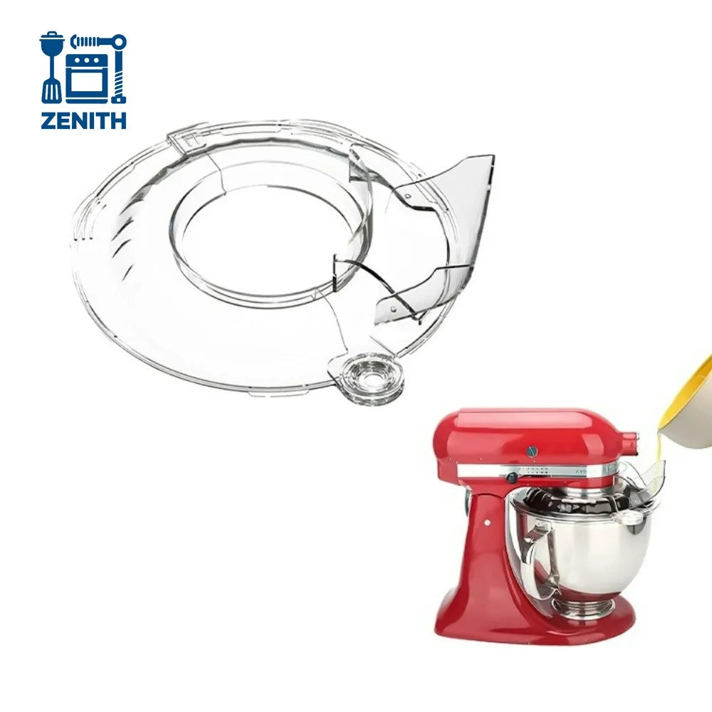 Spritzschutz, Abnehmbarer Klappdeckel für KitchenAid 4.5-5QT Küchenmaschine mit Kippkopf, Zubehör für Rührschüsseln