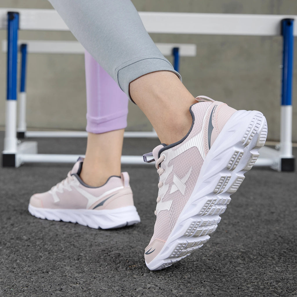 Xtep Damen Laufschuhe Verschleißfeste Freizeit-Sportschuhe Für Damen Winter Tennis Sneaker Damen Weiß 879318110073