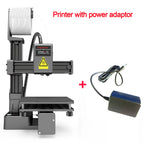 EasyThreed 3D-Drucker Einsteigermodell, kompatibel mit PLA- und TPU-1,75-mm-Filament, inklusive Netzadapter.
