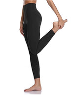 Damen-Sportbekleidung: High-Waist Yoga-Leggings aus Milseide zur Schweißabsorption beim Training