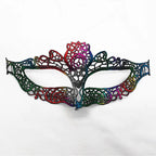 Neue Damen Hollow Lace Gesichtsmaske Maskerade Sexy Cosplay Abschlussball Party Requisiten Kostüm Maske Nachtclub Halloween Schwarze Augenmaske