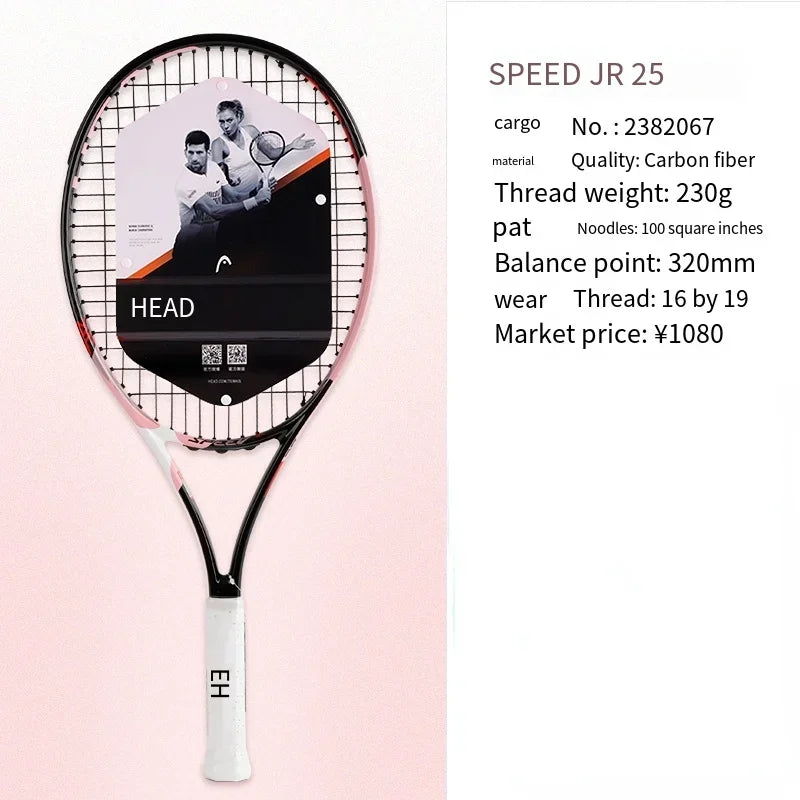 HEAD 2026 Neuer Carbon Tennisschläger für Herren Damen Tenis Raquete Blau