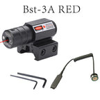 Taktischer Rotpunkt-Laserpointer für die Jagd mit 11mm/20mm Montage, verstellbarem Visier, Zubehör für Picatinny-Schiene