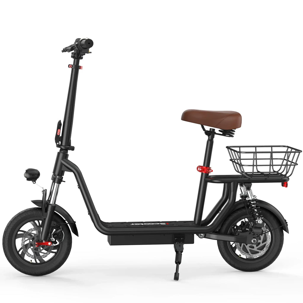 ISCOOTER i12 Elektroroller für Erwachsene 500W Motor E-Scooter 36V7.5AH Akku Elektroroller 12 Zoll Straßenreifen Elektroroller