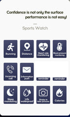 Multifunktionale Smartwatch für Damen und Herren, Bluetooth-verbunden, Telefon, Musik-Player, Fitness-Sportarmband, Schlafmonitor D13 Smartwatch