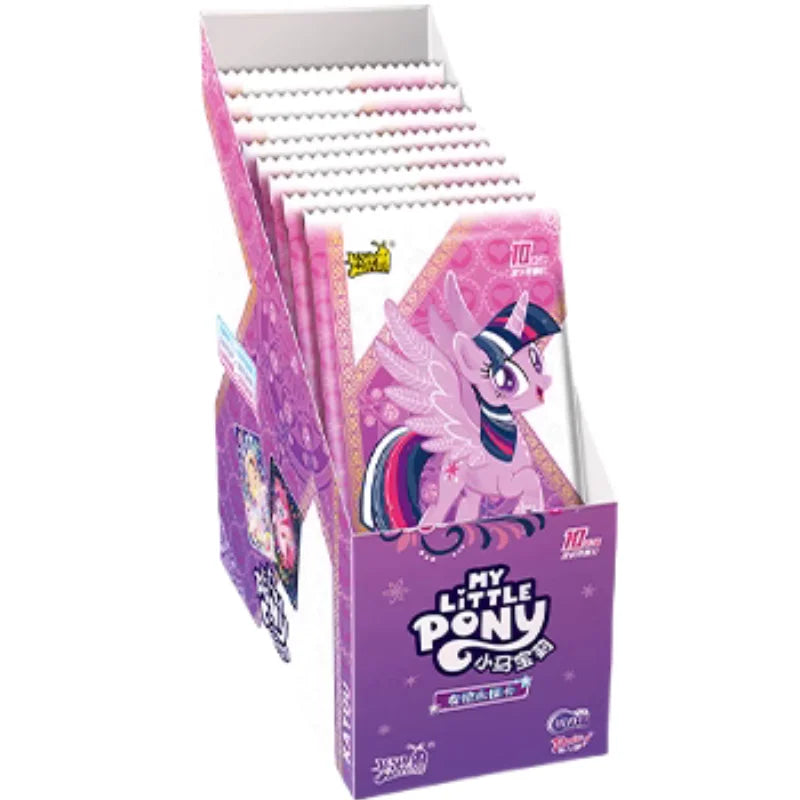 KAYOU Genuine My Little Pony Karte Freundschaft für immer Karten Star Pack Wunderschöne vergoldete Prinzessinnenkarten Sammelkarten Spielzeug Geschenke
