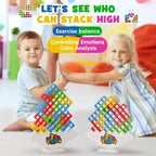 Puzzles Tetra Tower Lustiges Balance-Stapelspiel für Kinder, Erwachsene, Freunde, Teams, Wohnheime, Familien-Spieleabend, Partys, Geschenke