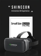 VR Shinecon 10.0 Helm 3D-Brille Virtual Reality Headset für Smartphones VR-Brille Videospiel Fernglas