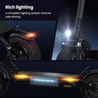 iScooter W9 Electric Scooter for Adults 1000W Motor 48V14AH Battery Foldable E-scooter 10 Inch Tire All-Terrain EScooter