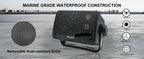 Herdio 3.5'' 2 STÜCK Passive Outdoor-Lautsprecher, kabelgebunden, wasserdicht, 200W, 3-Wege, hochwertige montierbare Wandlautsprecher mit überragendem Klang