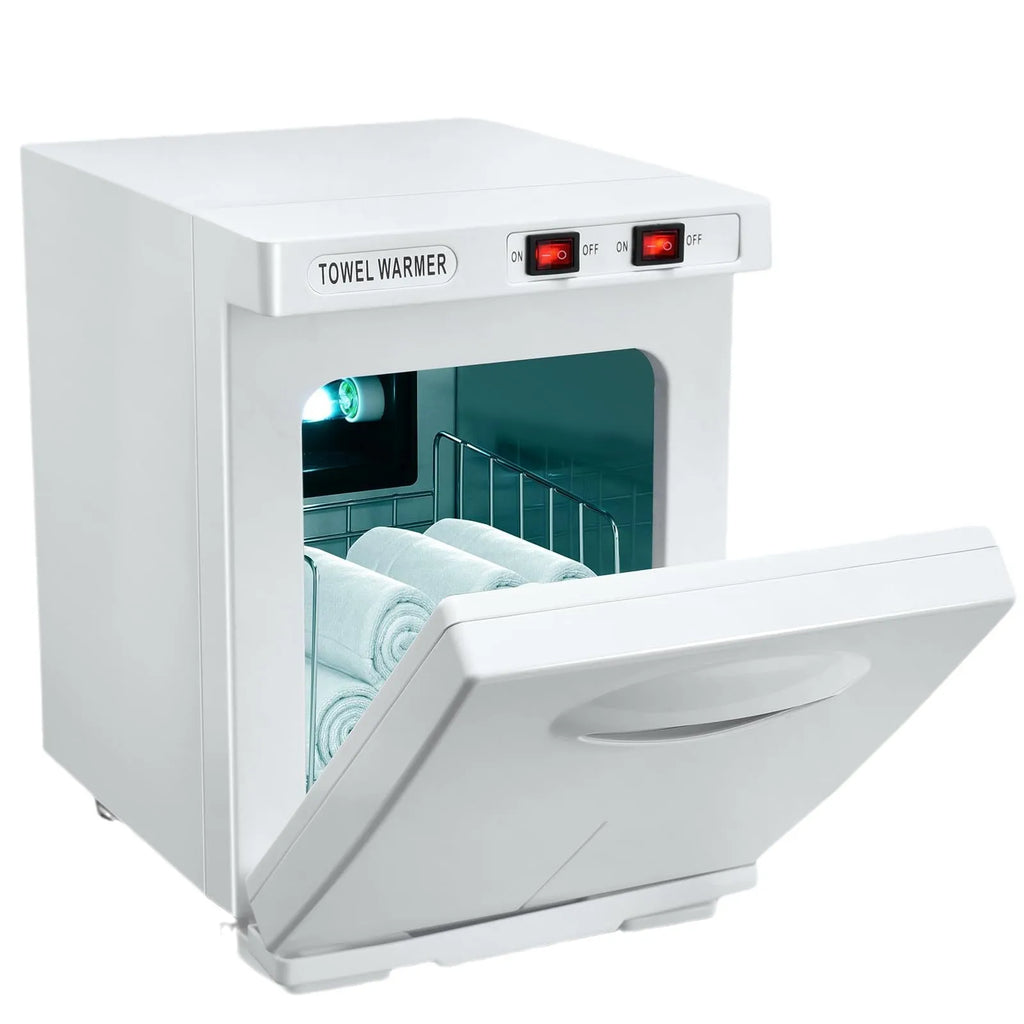 150W UV-Ozon Beheizter Handtuchsterilisator 5L Schnelle Aufwärmzeit für Spa Nagelstudio 3-in-1 Desinfektion mit Wärme & UV & Ozon