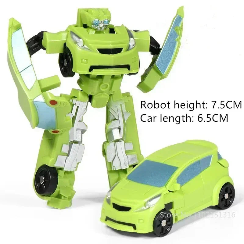 Kinder Spielzeug Mini Verwandlungs-Roboter-Kit Spielzeugmodelle 2-in-1 verformtes Auto Spielzeug Roboter Spielzeug für Kinder Geschenk Actionfigur