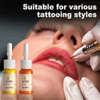 KVM 8 Farben 5ML Lippen-Tattoo-Tinte Microblading-Tinten Semi Permanent Make-up Pigment Tattoo-Tinte Body Art Lippenfarbe Tattoo Zubehör