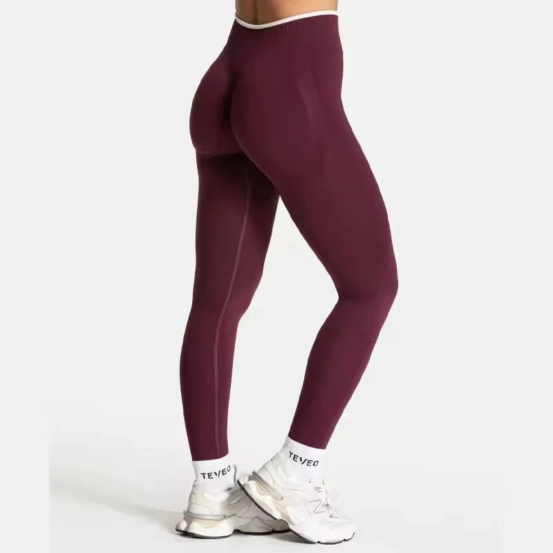 Hot Sale High Waist Nahtlose Scrunch Leggings für Damen Yogahosen Po-Lifting Lauf-Fitnessstudio Workout Tights Ignite Sculpt Serie