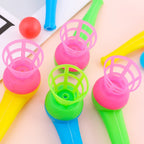 2-8 Stück bunte Plastikröhrchen Blasball Kinder-Puzzlespielzeug Klassische magische schwebende Blasball-Spielzeuge Baby-Gleichgewichtstraining-Spiel