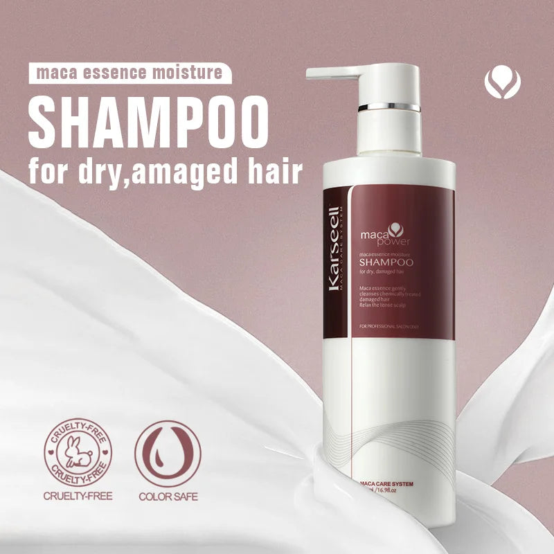 Karseell Kollagen Haarkur, Reparatur-Spülung, Shampoo und Conditioner für trockenes, strapaziertes Haar, alle Haartypen, Haarpflege-Geschenk