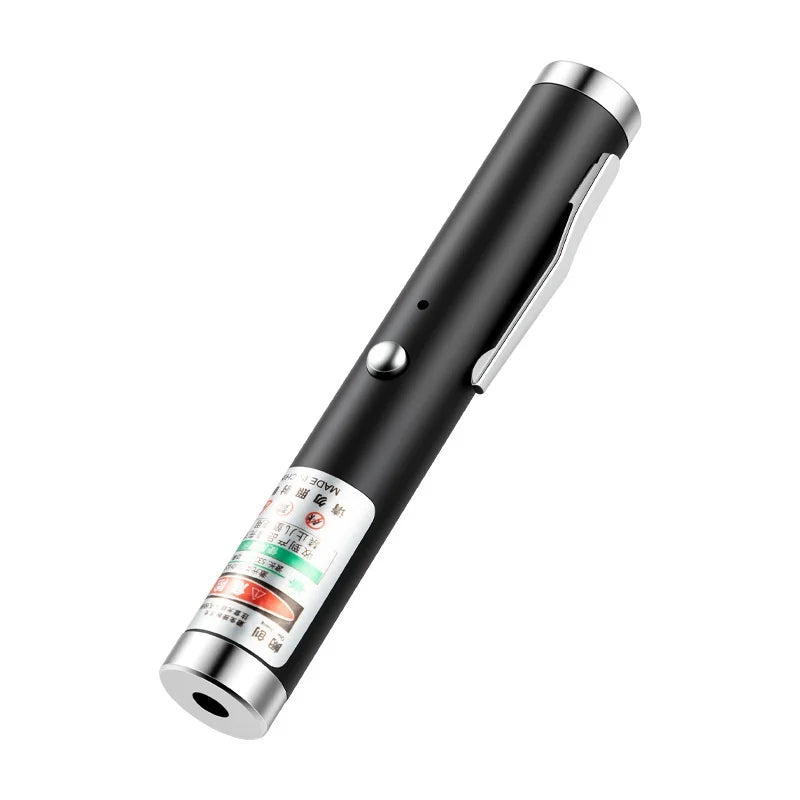 Tragbarer USB-Grünlaserpointer 2-in-1 Abnehmbare Lampenfassung Mini-Laserstift Sichtbarer Fokus Rote Kombination für die Jagd