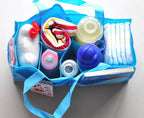 Tragbare Wickeltasche Flaschenaufbewahrung Multifunktionale separate Tasche Windel Umhängetasche Babytasche Windel-Organizer