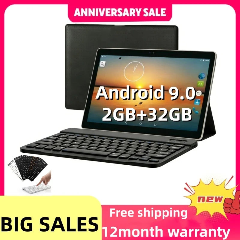 10,1 Zoll RAM 2GB ROM 32GB V9 Android 9.0 Tablet PC CPU MT8167 (Quad-Core, 2M Cache) Prozessor Dual-Kamera WIFI DC-Ladefunktion Hauptbild