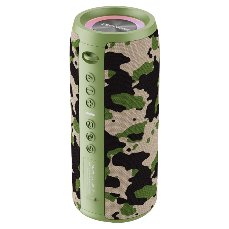 ZEALOT-S51PRO 40W High-Power Bluetooth-Lautsprecher 3D-Stereo-Bass Bluetooth-Lautsprecher Tragbarer IPX5 Wasserdichter Geeigneter TWS Boombox