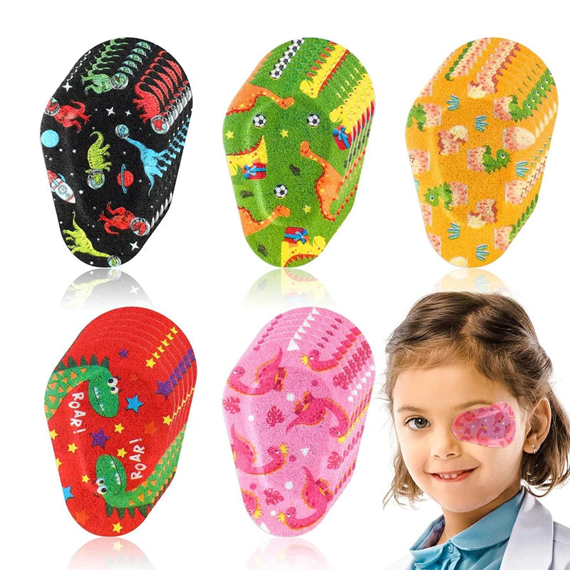 5 Stück Augenschutz für Kinder Mädchen Jungen Sehhilfe Heiß Neu Amblyopie-Augenpflaster Adhäsive Augenpflaster Medizinische sterile Augenpads