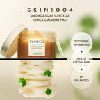 SKIN1004 MADAGASCAR CENTELLA PAD,Essenzgetränkte Pad-Textur,Für einen strahlenden Teint,Feuchtigkeitsspeicherung,Koreanische Hautpflege,Koreanisches Make-up
